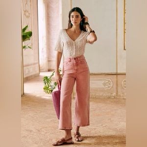 Sezane LE CROP Rosewood size 8 - NW/OT